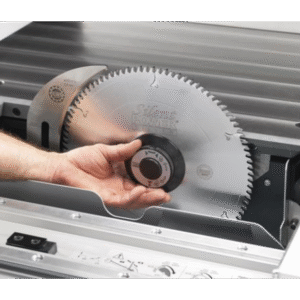 Système de changement de lames de scie rapide "Easy-Lock"