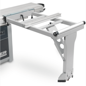 Table coulissante supplémentaire avec rouleau d'appui au sol
