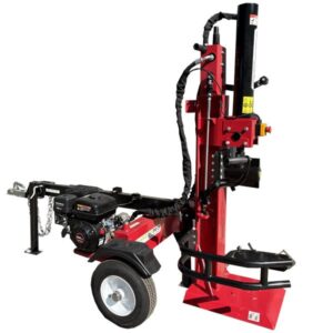 Fendeuse à bois FH24T thermique sur remorque.